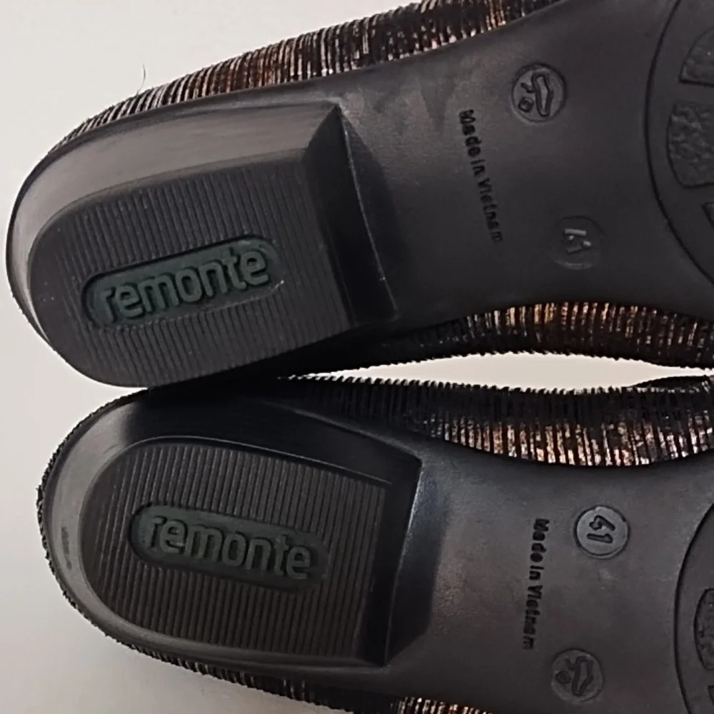 Remonte Black and Brown Ankle Boots - Picture 8 of 12